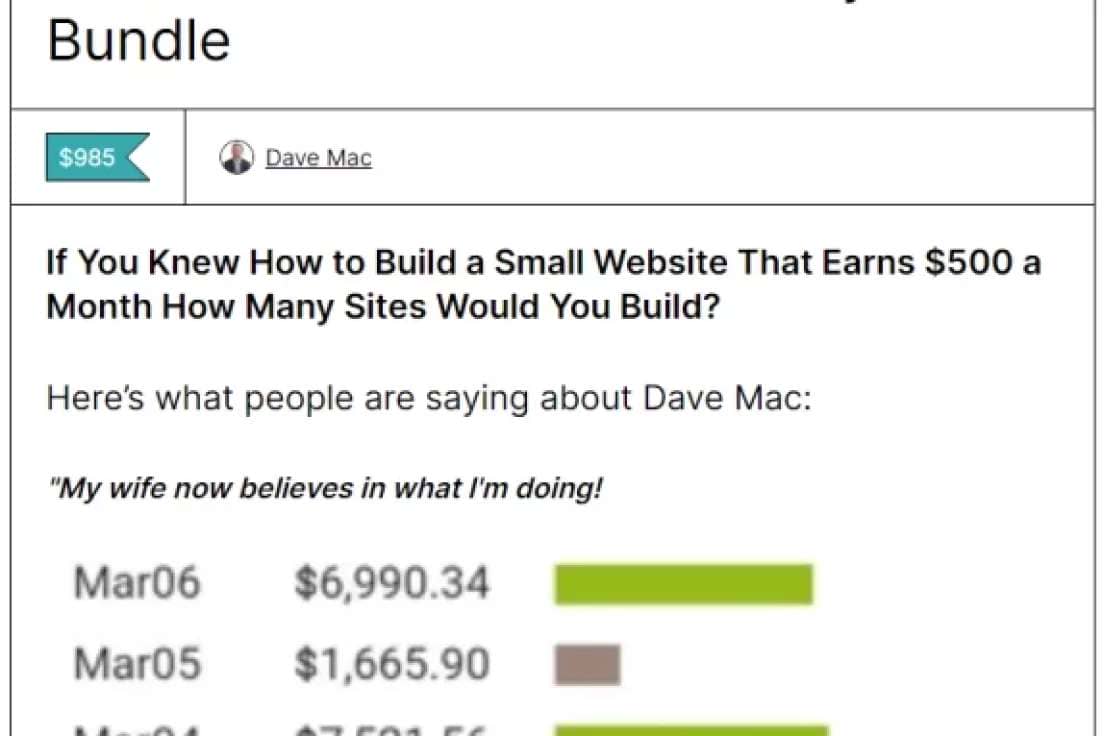 Dave Mac’s 2023 Make Money Bundle